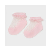 Mayoral Baby Girl Pink Plumeti Socks
